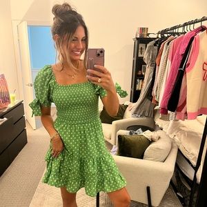 Green dress